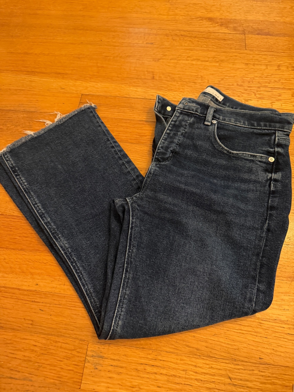 LOFT Dark Indigo Ankle Jeans